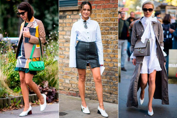 Vestidos con zapatos 2025 blancos